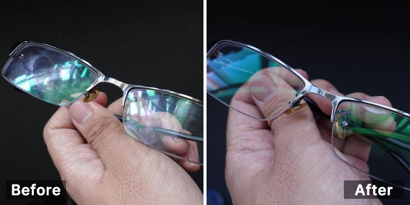 limpieza-gafas-con-ultrasonic-cleaner-antes-y-despues